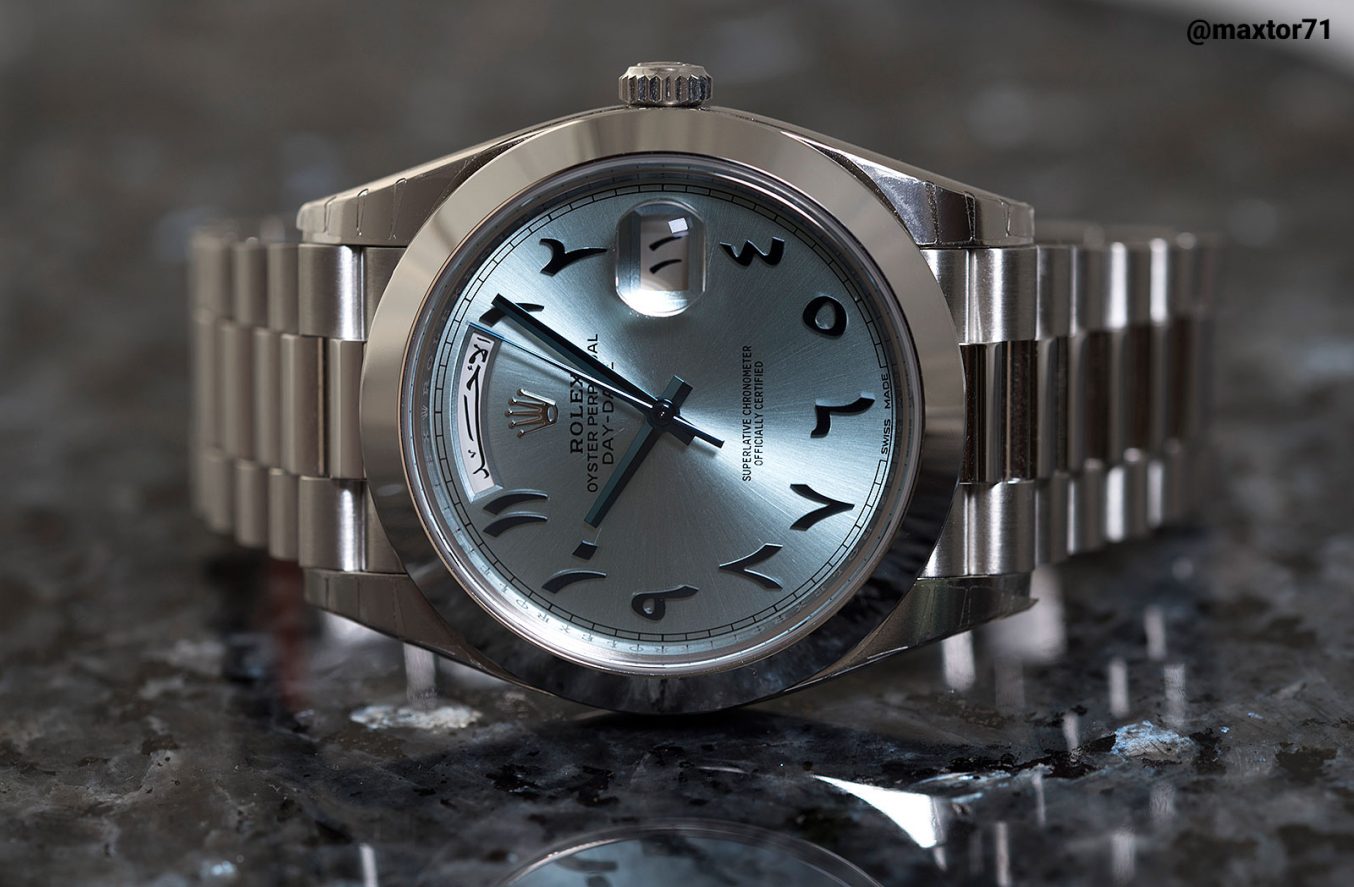 Pratique avec la Rolex DayDate 40 Replique Montre Pas Cher Luxe Replique De Montres